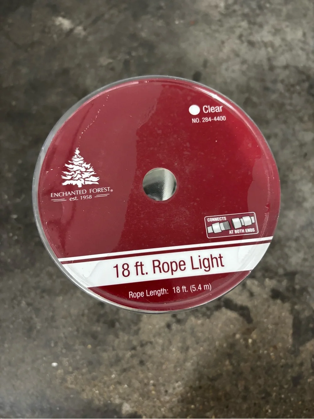 18 ft. Clear Rope Light - Silver - Picture 2 of 2